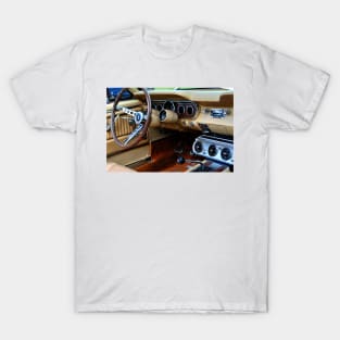 Ford Mustang Sports Car Interior T-Shirt